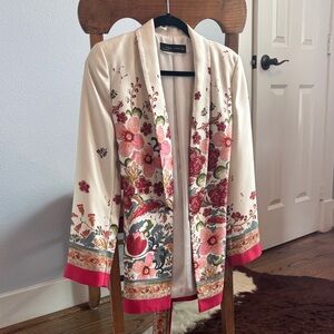 Zara Woman Floral Blazer